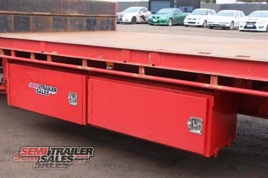 2011 BARKER DROP DECK TRAILER SEMI
