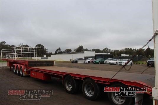 2011 BARKER DROP DECK TRAILER SEMI