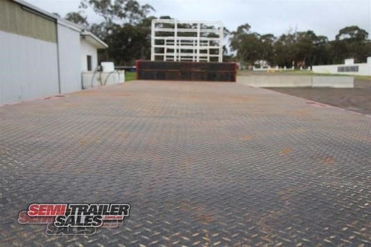 2011 BARKER DROP DECK TRAILER SEMI