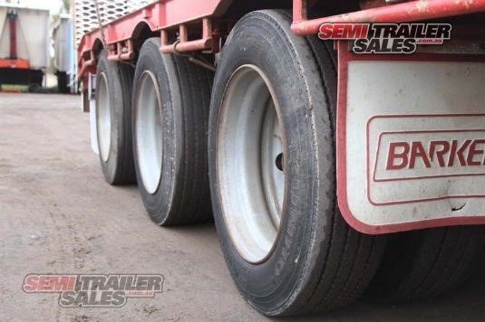 2011 BARKER DROP DECK TRAILER SEMI