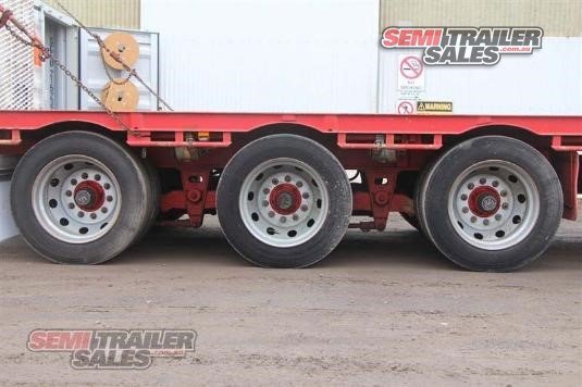 2011 BARKER DROP DECK TRAILER SEMI