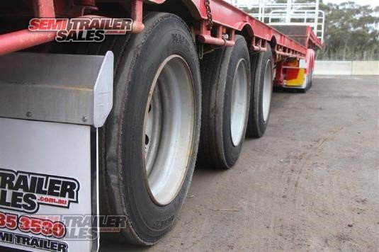 2011 BARKER DROP DECK TRAILER SEMI