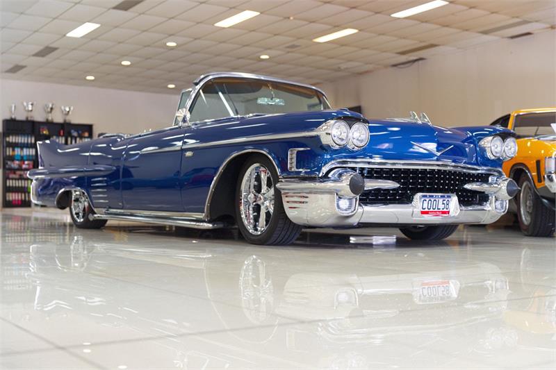 1958 CADILLAC FLEETWOOD CONVERTIBLE JCFD5092879 JUST CARS