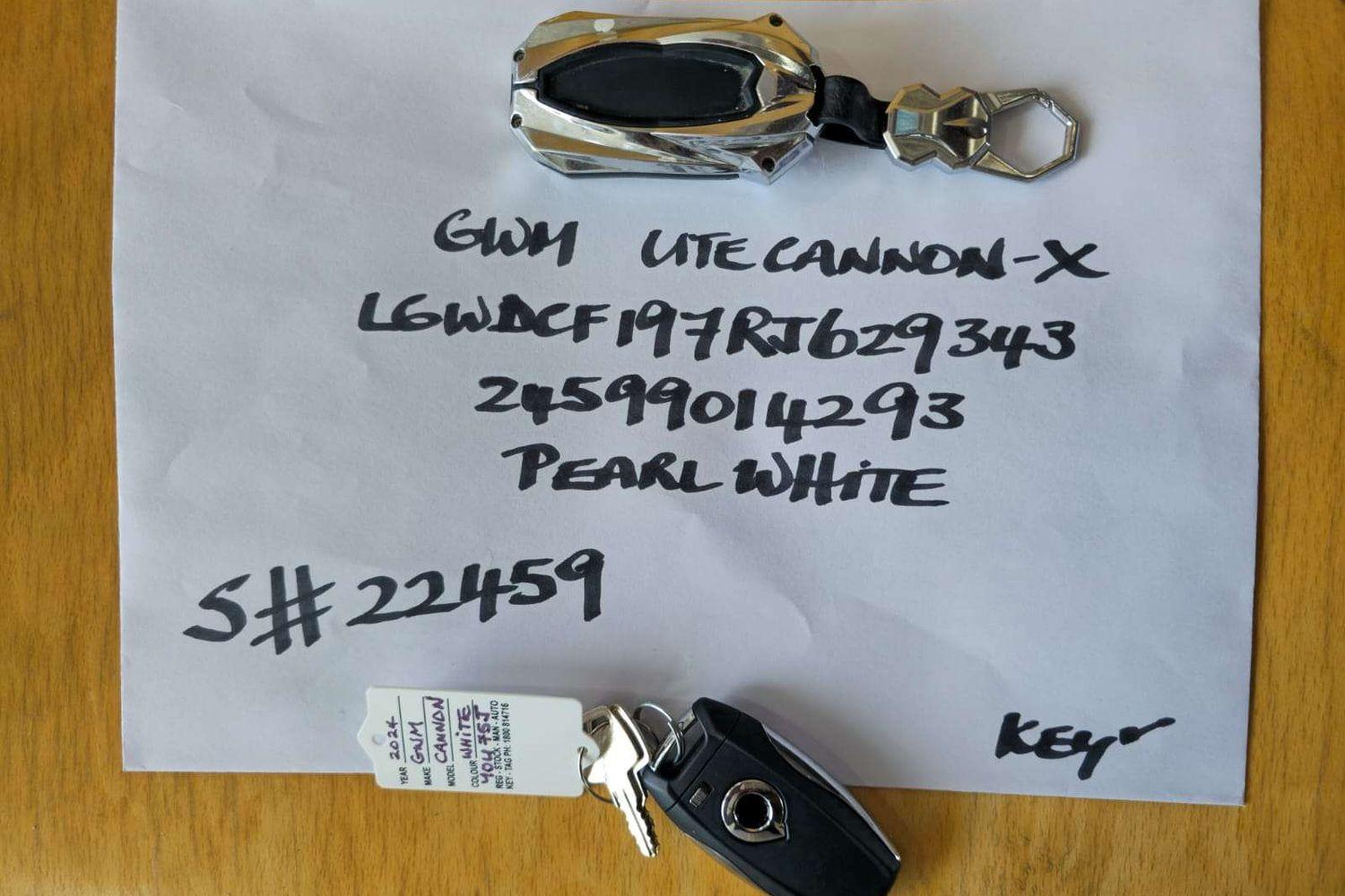 2024 GWM UTE CANNON-X AUTO 4X4 DUAL CAB UTILITY