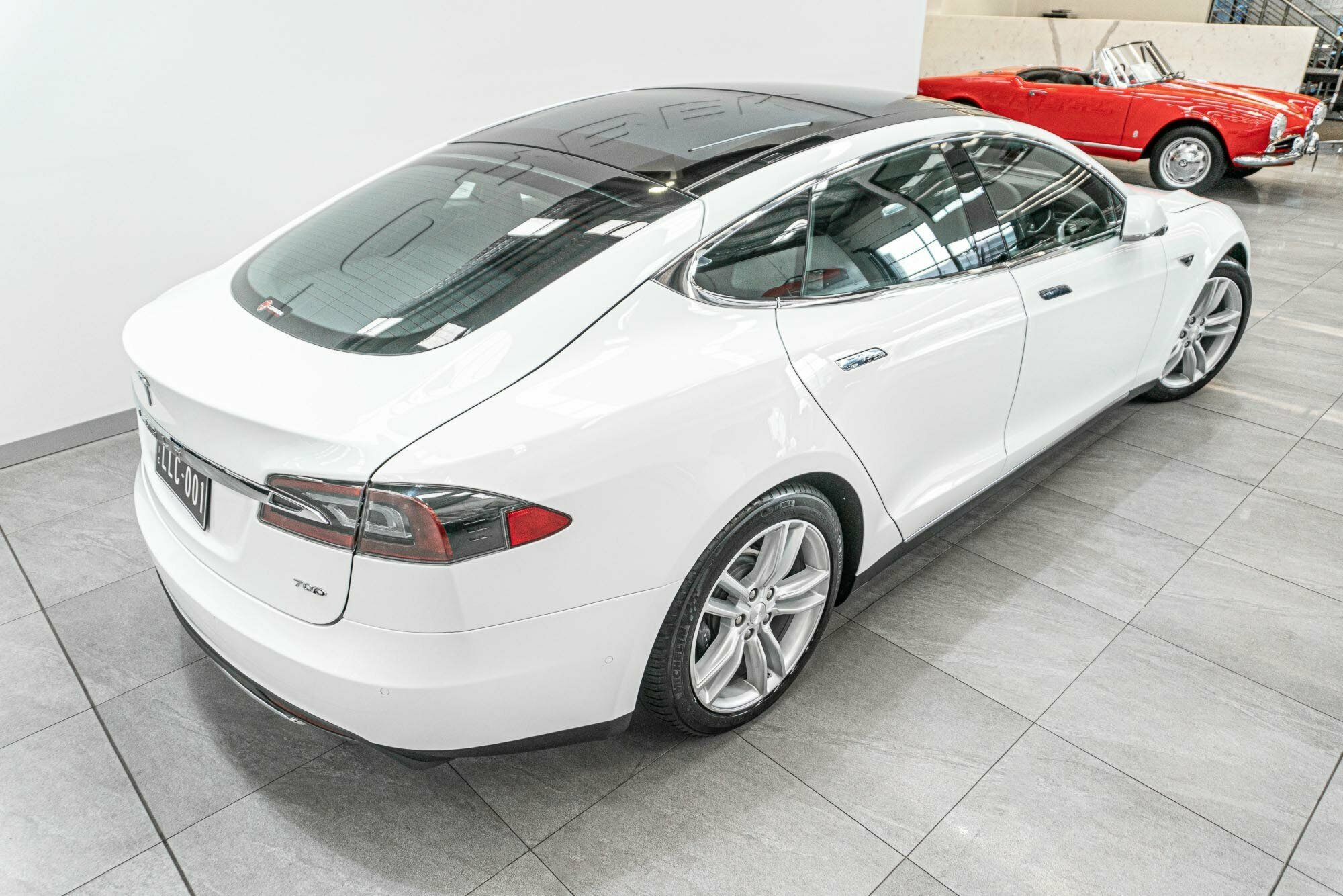 2015 TESLA MODEL S 70D 1 SP AUTOMATIC 4D HATCHBACK - JCFD5188593 - JUST