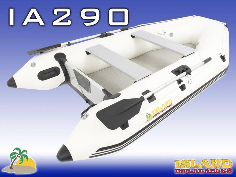 Island Inflatable IA290 with 5.8Hp Parsun Outboard