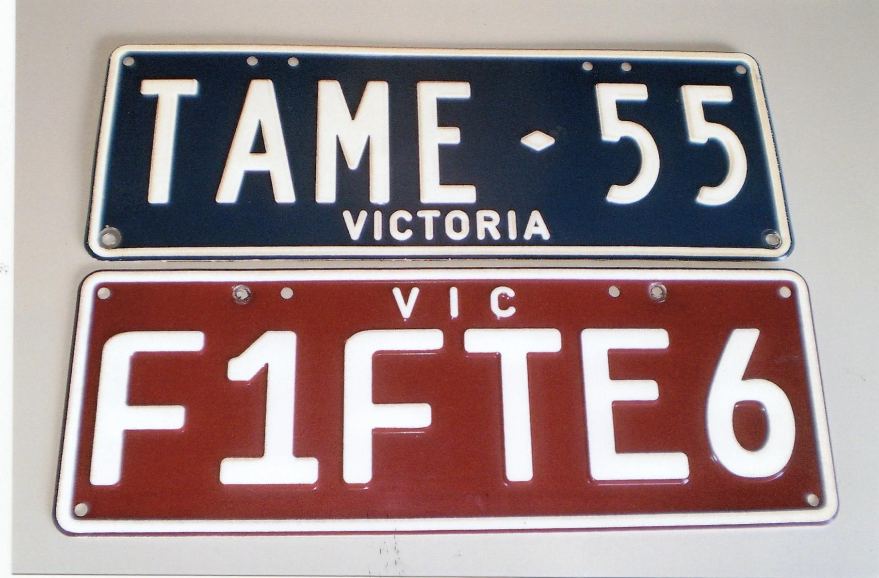 NUMBER PLATES VICTORIAN JPM5022967 JUST PARTS