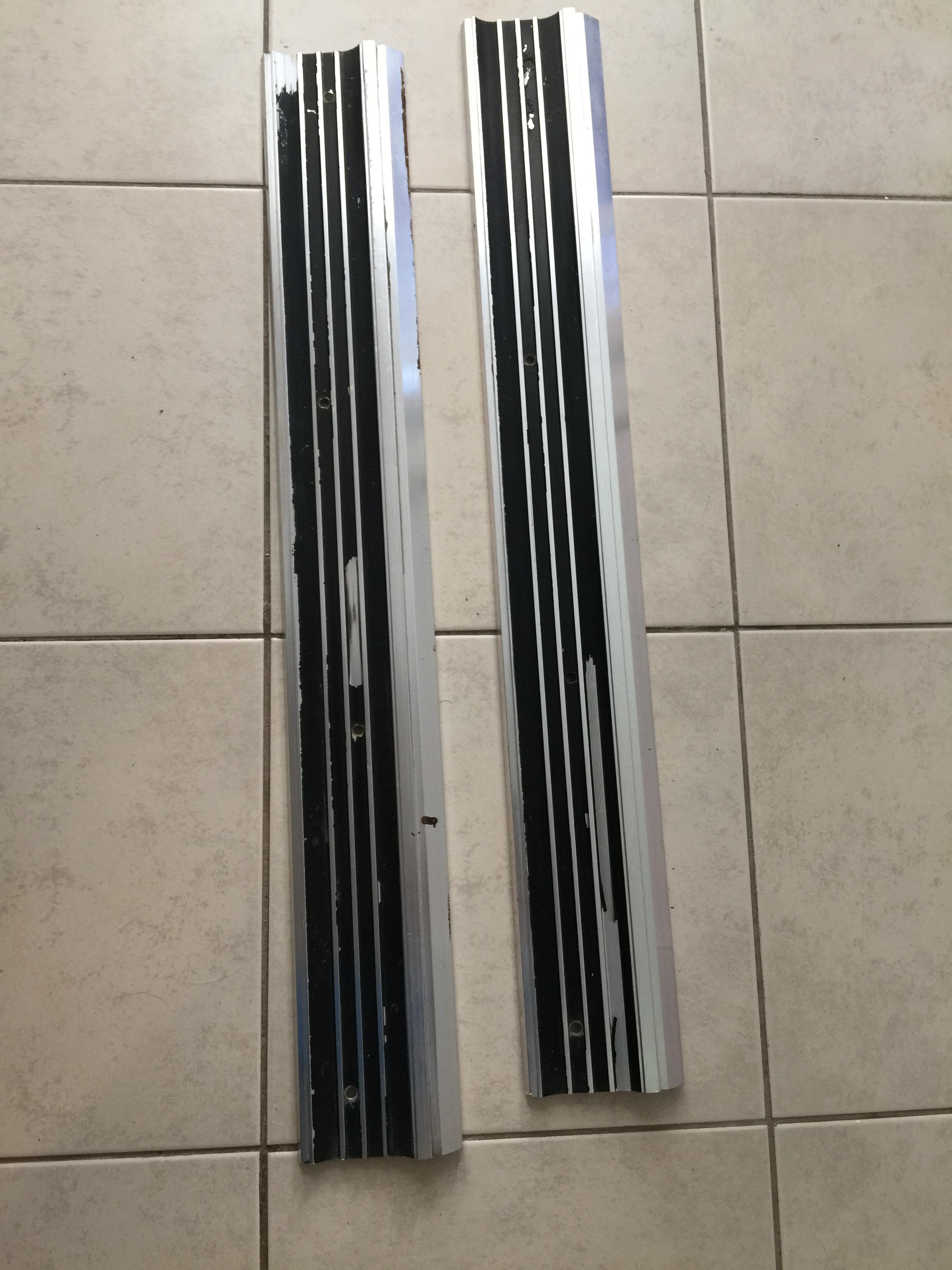 CORVETTE ALUMINIUM DOOR SILL PLATES JPW5087393 JUST PARTS