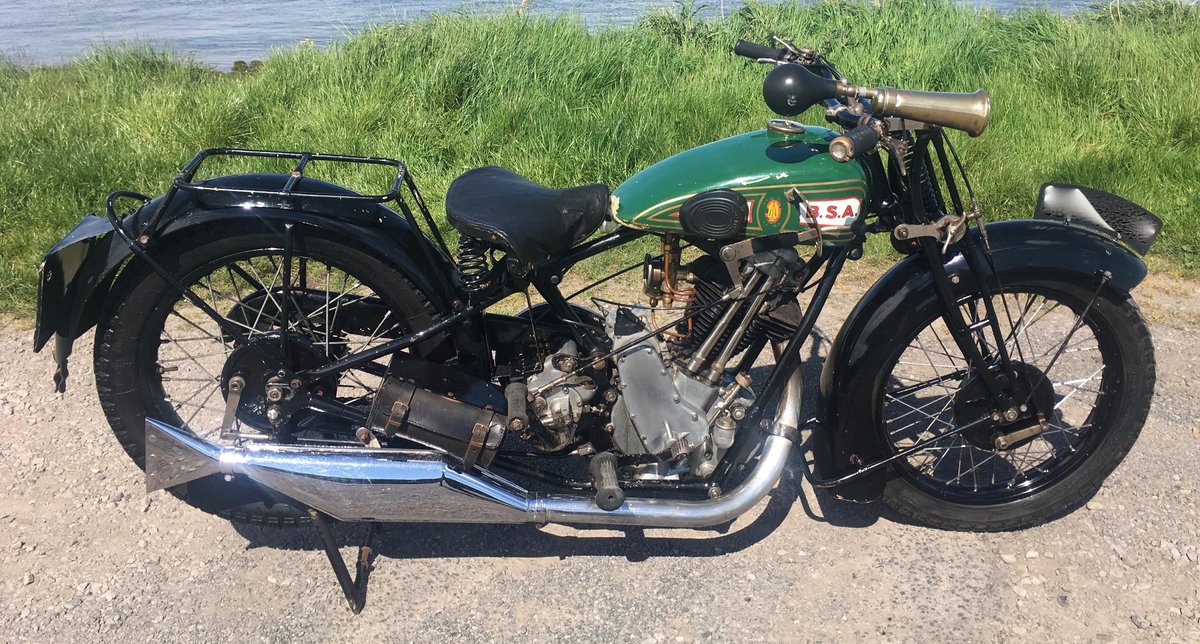 1920s-1930s Bsa Sloper Road Bike - JBPW5167810 - JUST PARTS