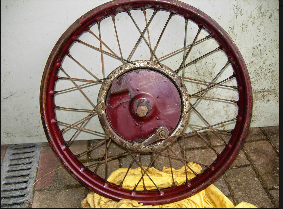 NORTON 1929 MODEL 18 FRONT WHEEL JBW5236096 JUST PARTS