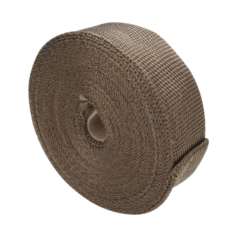 Proflow Exhaust Wrap, Titanium, 980 Degrees Celsius, Lava Rock, Natural, 2 in. Width, 50 ft Roll, 10 Locking tie Kit
