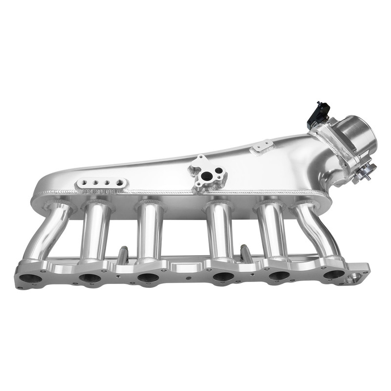 Proflow Intake Manifold Kit, Fabricated Aluminium, Polished, For Nissan, Commodore RB30, Inlet Plenum, 90mm Throttle Body, Fuel Rail Kit