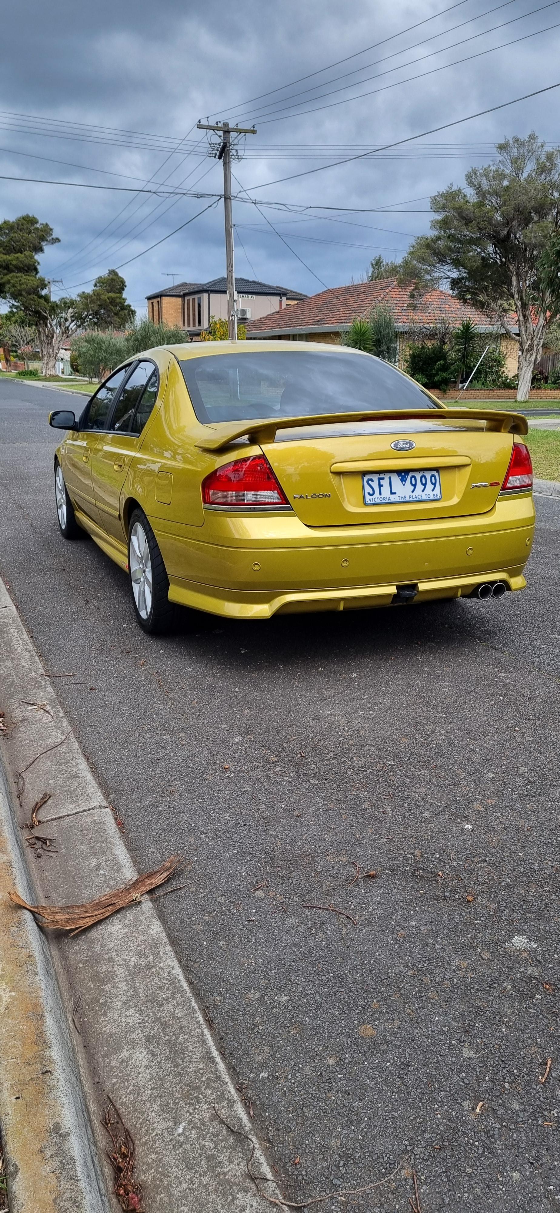 2003 FORD FALCON BA XR8 5 SP MANUAL 4D SEDAN