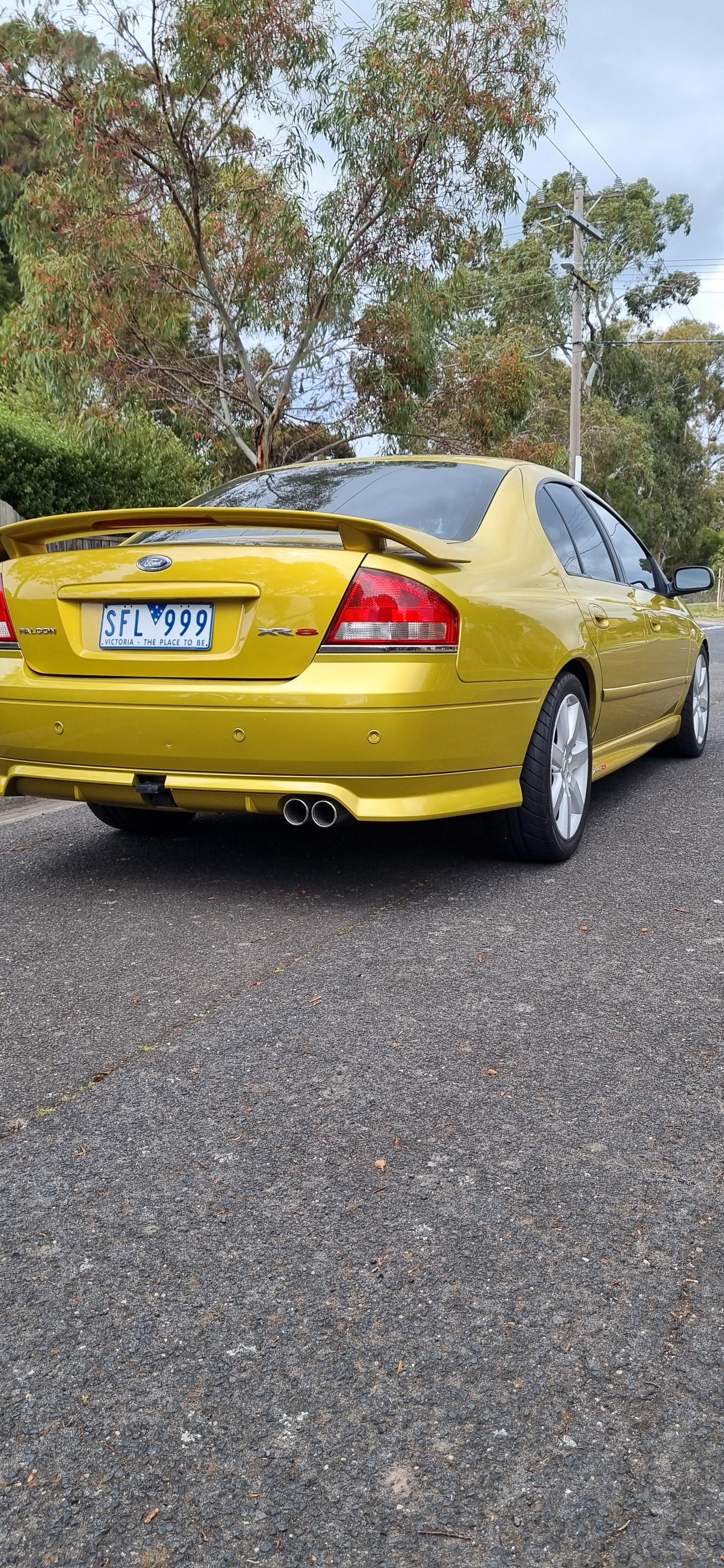 2003 FORD FALCON BA XR8 5 SP MANUAL 4D SEDAN