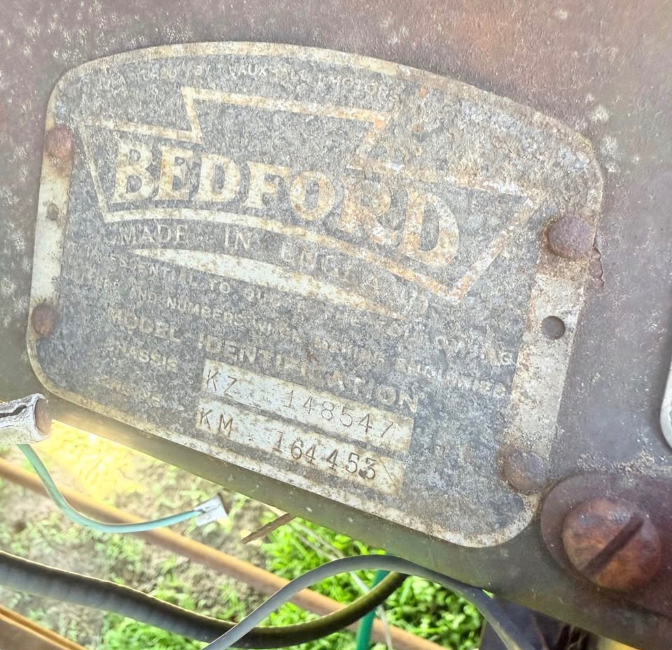1940s K Model Bedford Cab SWB Chassis - Yard Art Or Resto Patina Project