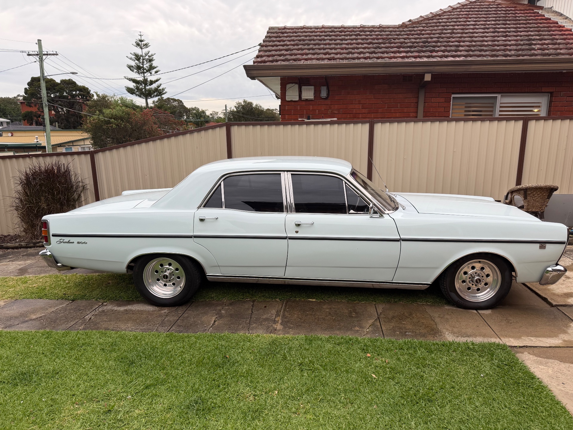 1970 FORD FAIRLANE ZC 500 3 SP AUTOMATIC 4D SEDAN 
