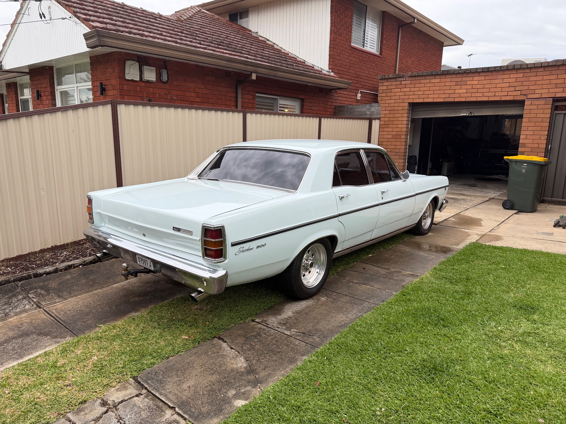 1970 FORD FAIRLANE ZC 500 3 SP AUTOMATIC 4D SEDAN 
