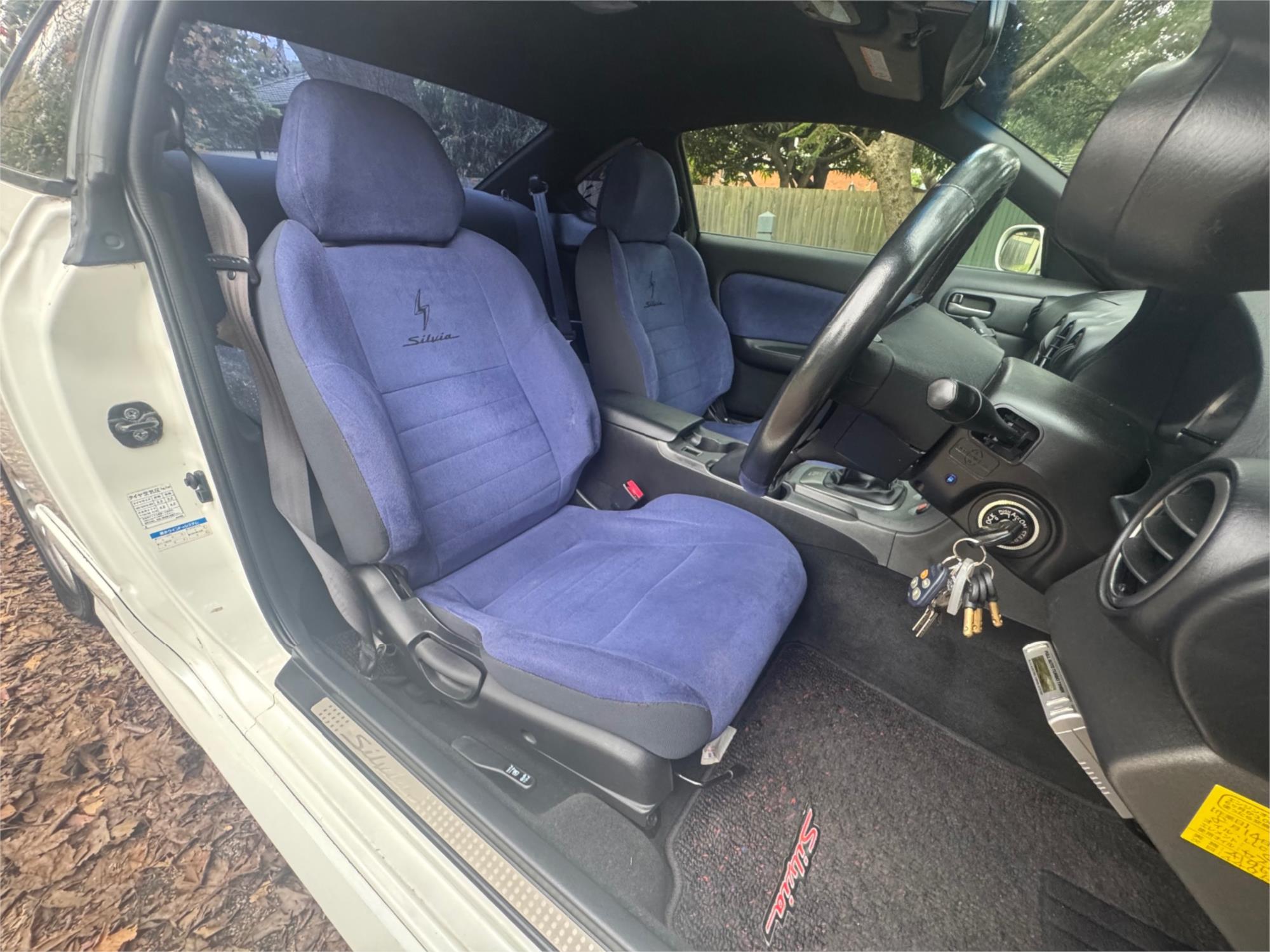2000 NISSAN SILVIA S15 SPEC R 6 SP MANUAL 2D COUPE