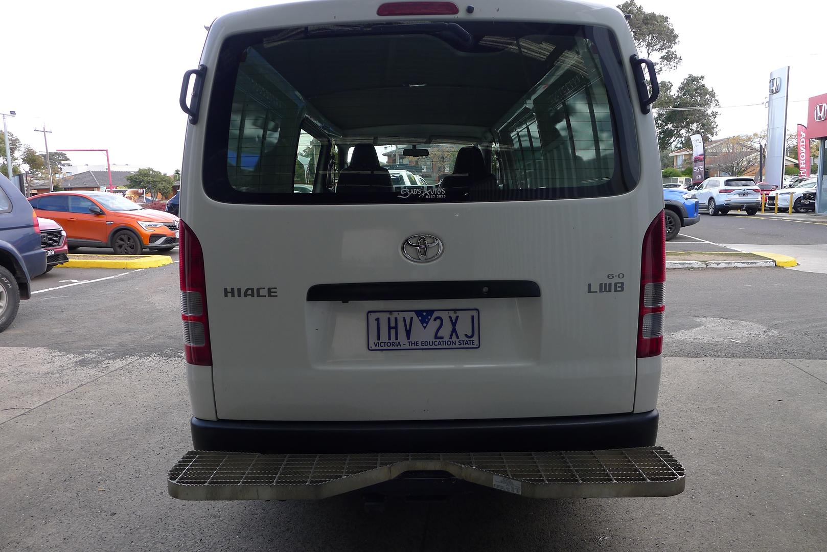 2016 TOYOTA HIACE LWB AUTO VAN