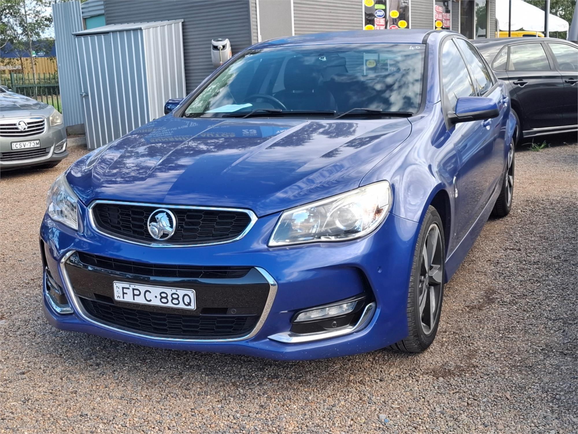 2017 HOLDEN COMMODORE VF II SV6 SPORTS AUTOMATIC SEDAN