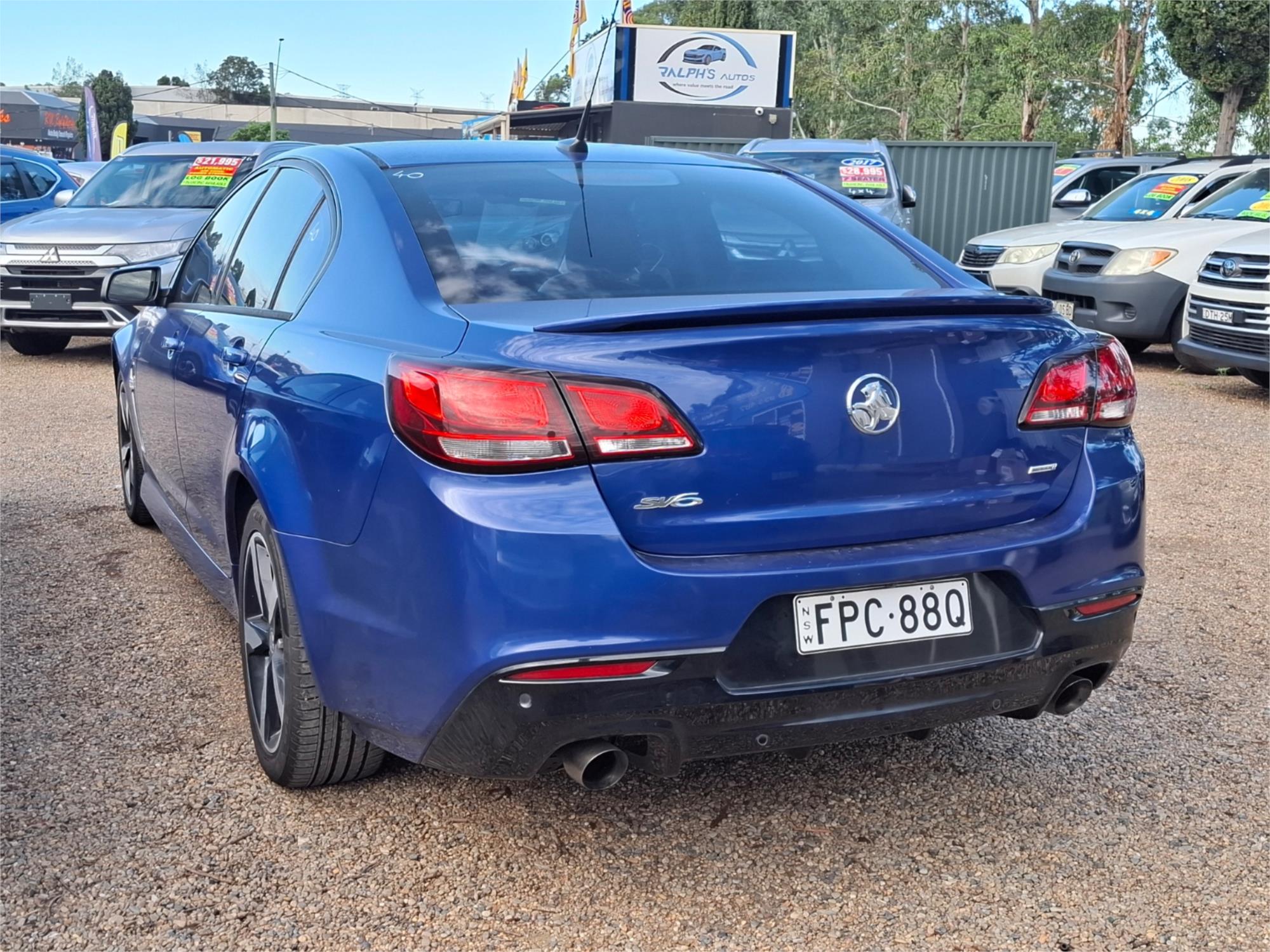 2017 HOLDEN COMMODORE VF II SV6 SPORTS AUTOMATIC SEDAN