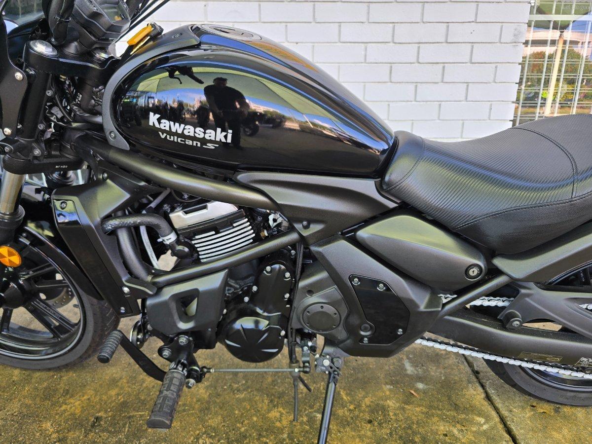 Jeu De Serrures Antivol Pour Casque Moto - Compatible Kawasaki Vulcan S Modèles 2012-2023 - Marque GIDIBII, Acier Noir