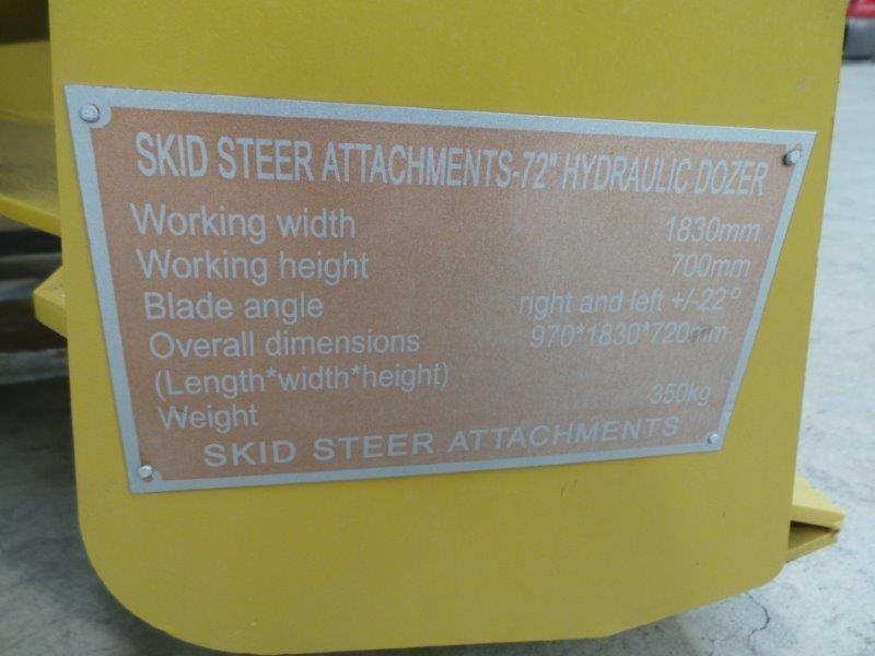 2016 WORKMATE 1830MM DOZER BLADE