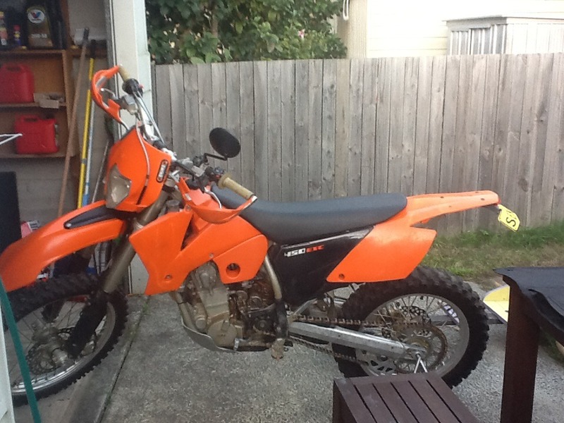 2004 KTM 450CC 450 EXC MY04 ATW3524082 JUST BIKES