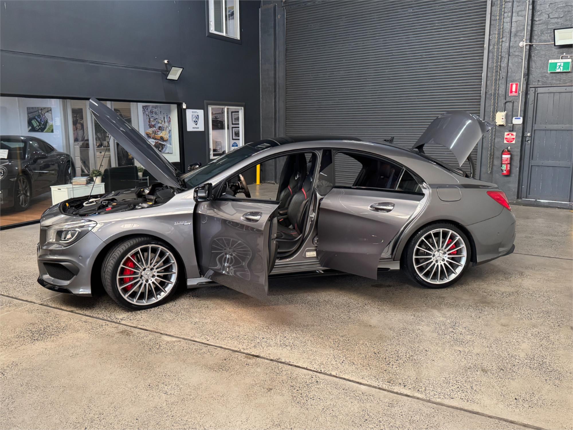 2015 MERCEDES-BENZ CLA 117 MY15 45 AMG 7 SP AUTOMATIC 4D COUPE