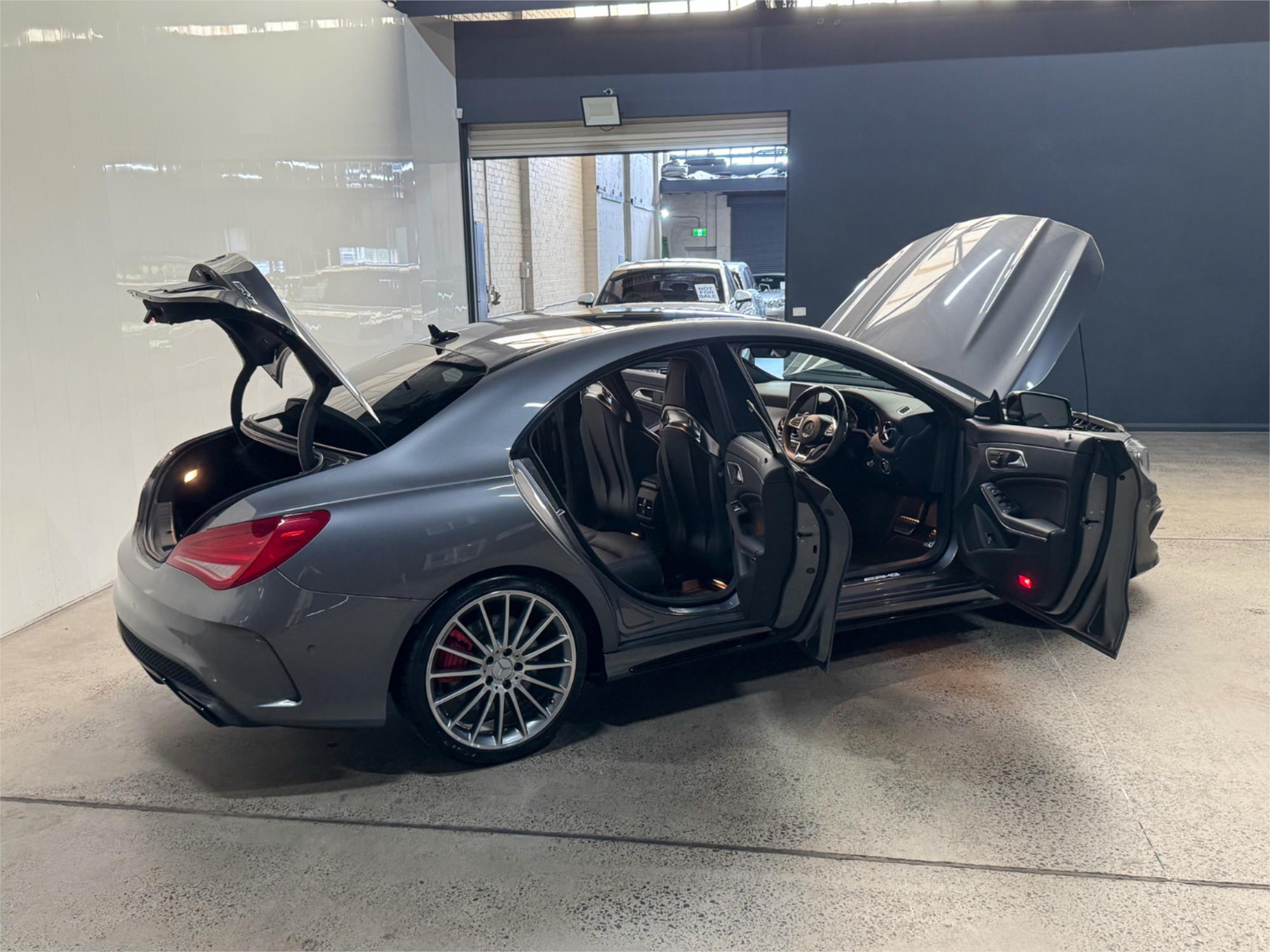 2015 MERCEDES-BENZ CLA 117 MY15 45 AMG 7 SP AUTOMATIC 4D COUPE