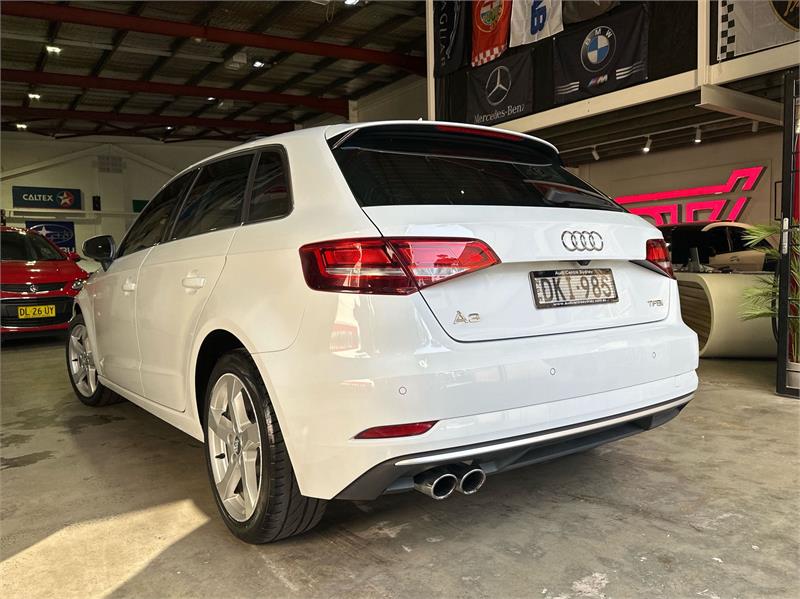 2016 AUDI A3 8V MY17 2.0 TFSI SPORTBACK 7 SP AUTO S-TRONIC 5D HATCHBACK