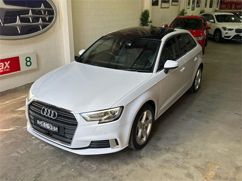 2016 AUDI A3 8V MY17 2.0 TFSI SPORTBACK 7 SP AUTO S-TRONIC 5D HATCHBACK