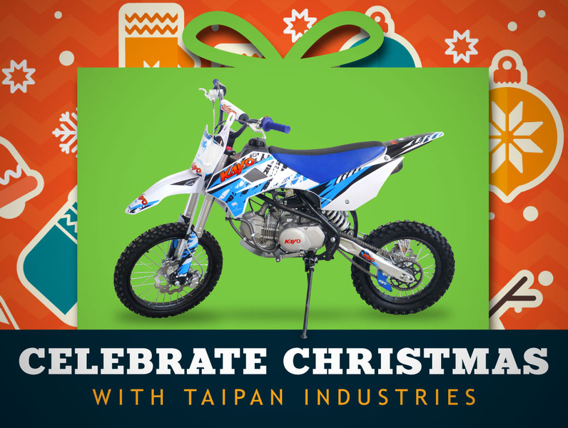 2016 Taipan 155cc Dirt Bike | KRZ | 17”14” Big Wheels | Manual | Kayo Racing | Kick Start