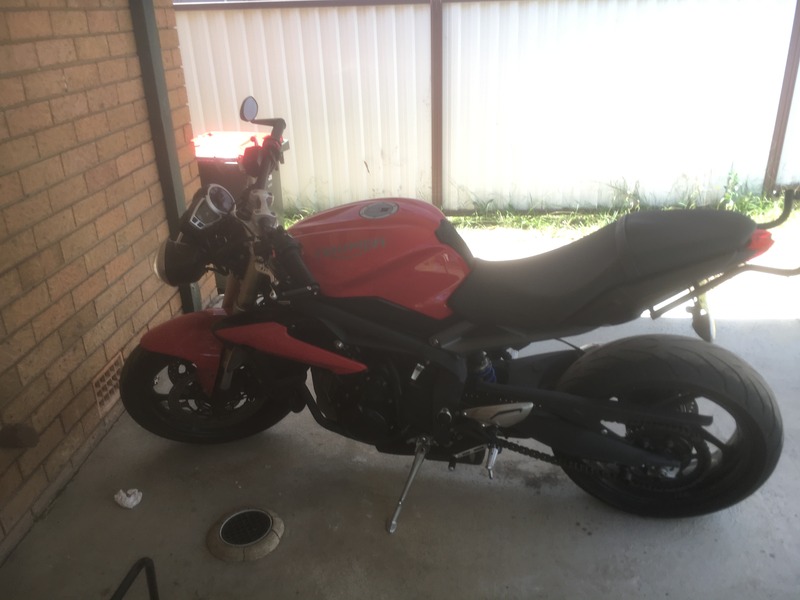 2016 TRIUMPH 660CC STREET TRIPLE 660 MY14