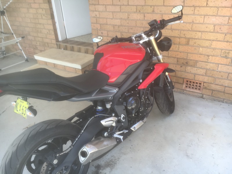 2016 TRIUMPH 660CC STREET TRIPLE 660 MY14
