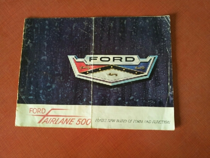 FORD FAIRLANE 1962 8 PAGE BROCHURE JPM3855790 JUST PARTS
