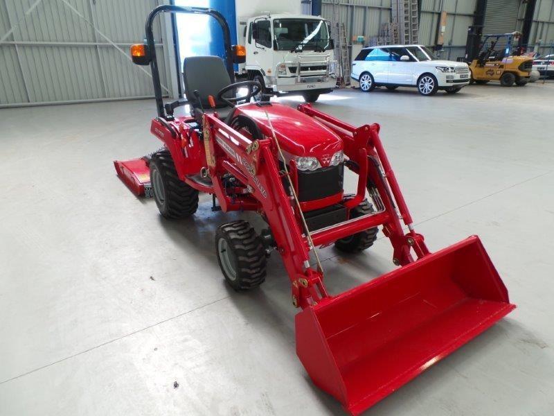 MASSEY FERGUSON GC1705 TRACTOR (LOADER & SLASHER PACKAGE) JTFD3676506 JUST HEAVY EQUIPMENT