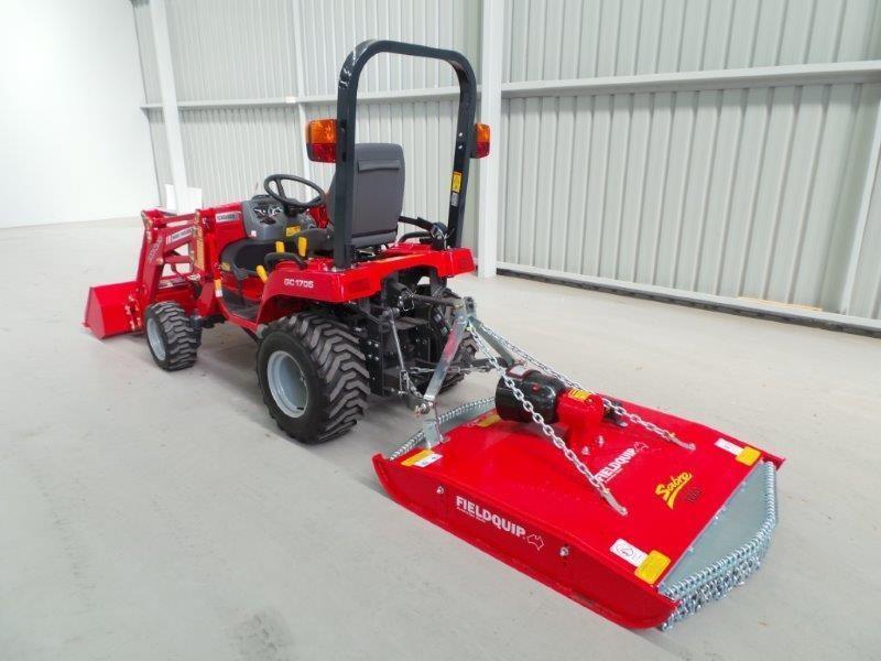 MASSEY FERGUSON GC1705 TRACTOR (LOADER & SLASHER PACKAGE) JTFD3676506 JUST HEAVY EQUIPMENT