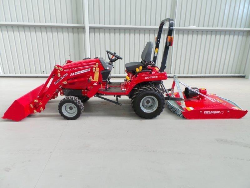 MASSEY FERGUSON GC1705 TRACTOR (LOADER & SLASHER PACKAGE) JTFD3676506