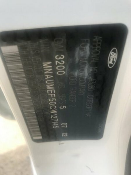 2012 FORD RANGER XL 3.2 (4x4) PX