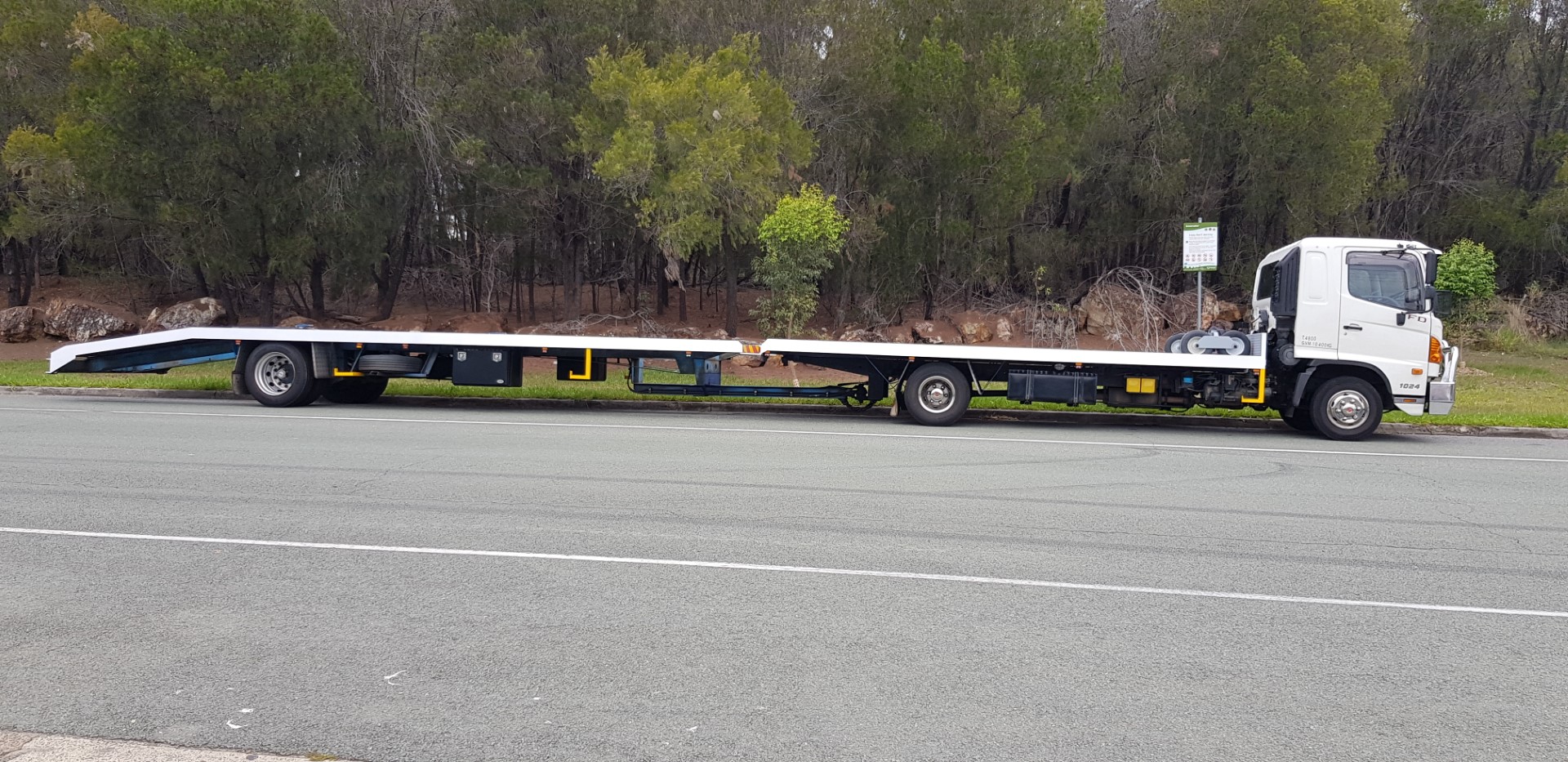 2009 HINO 500 FD8J 3 CAR CARRIER JTW5042846 JUST TRUCKS