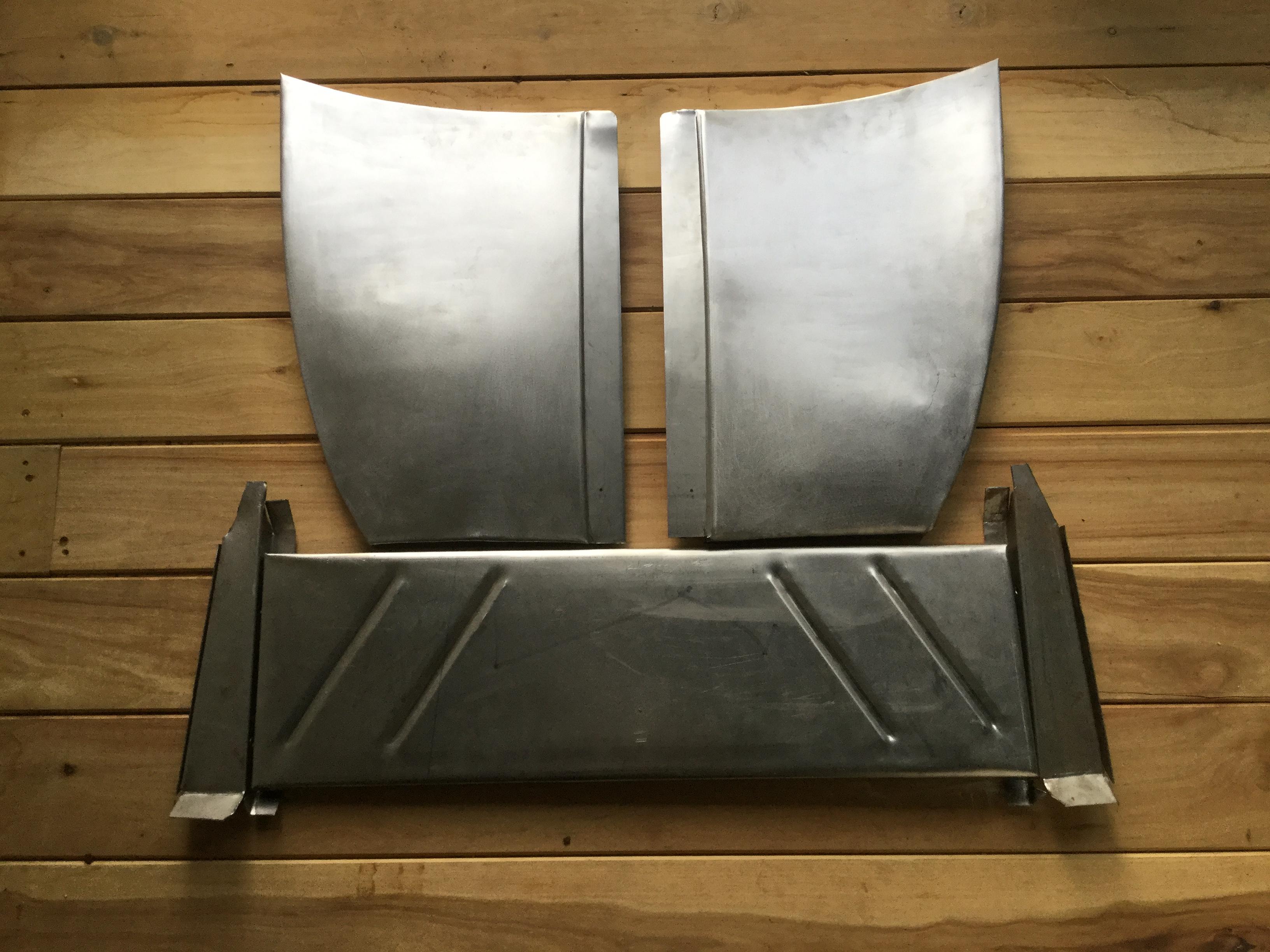 FORD MODEL A 1928 COWL SIDES, FLOOR AND HOOD SIDES. JPW5050478 JUST