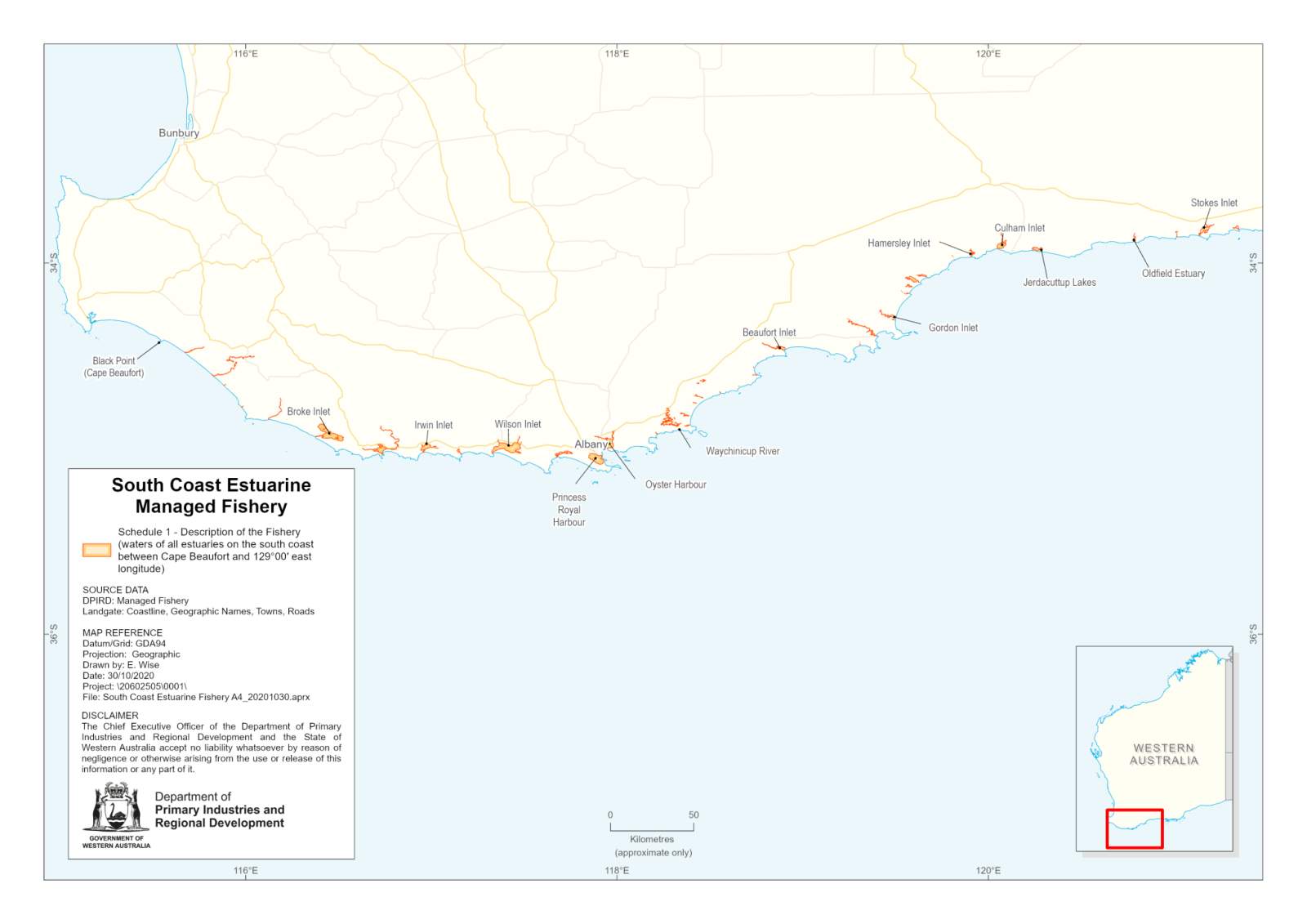 2026 south coast estuarine mfl