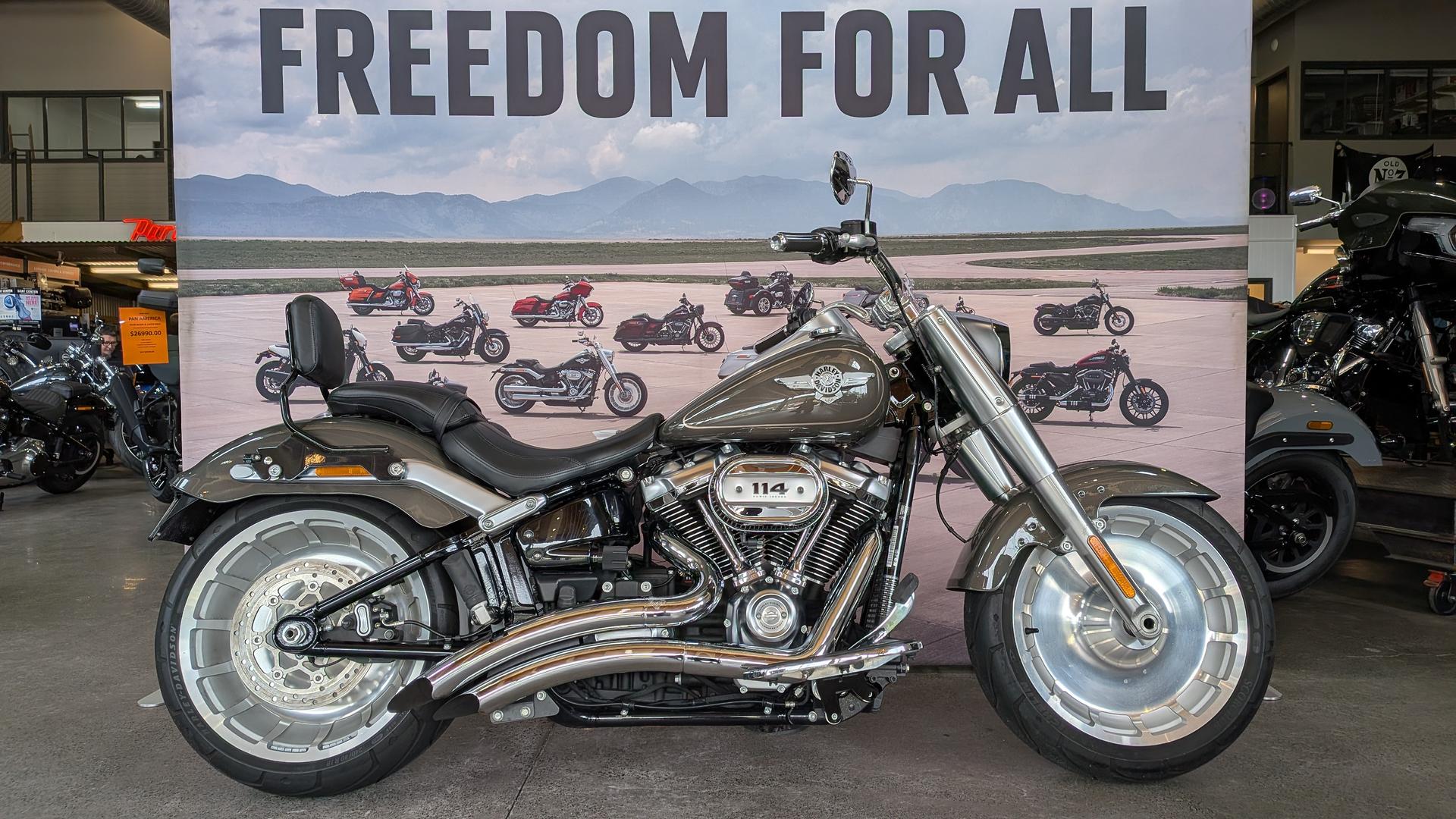 2018 harley-davidson flfbs fat boy cruiser