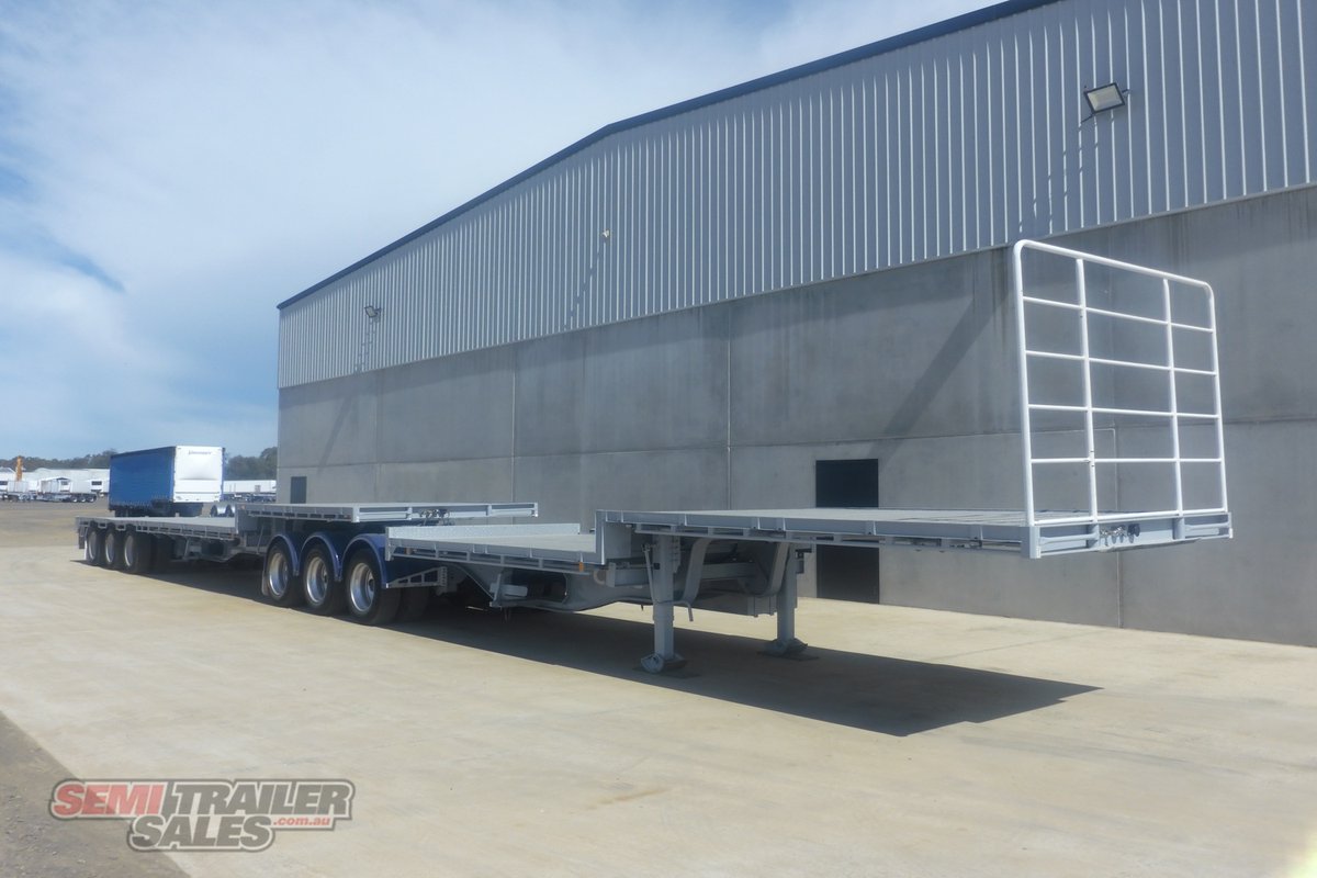 02/2024 cimc 34 pallet drop deck b double trailer - (rental)