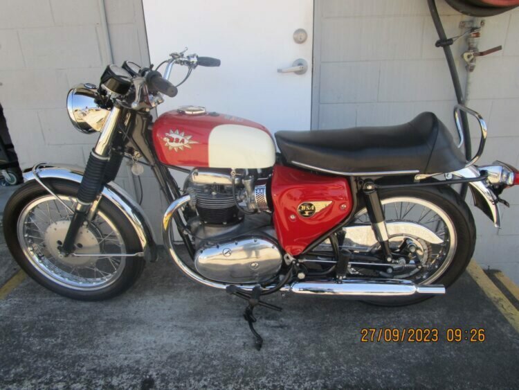 1966 bsa a65 spitfire road