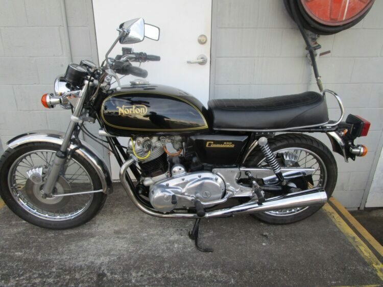 1975 norton commando mk3 850 interstate road