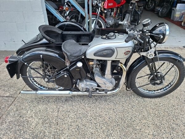 1940 bsa m23 silver star outfit