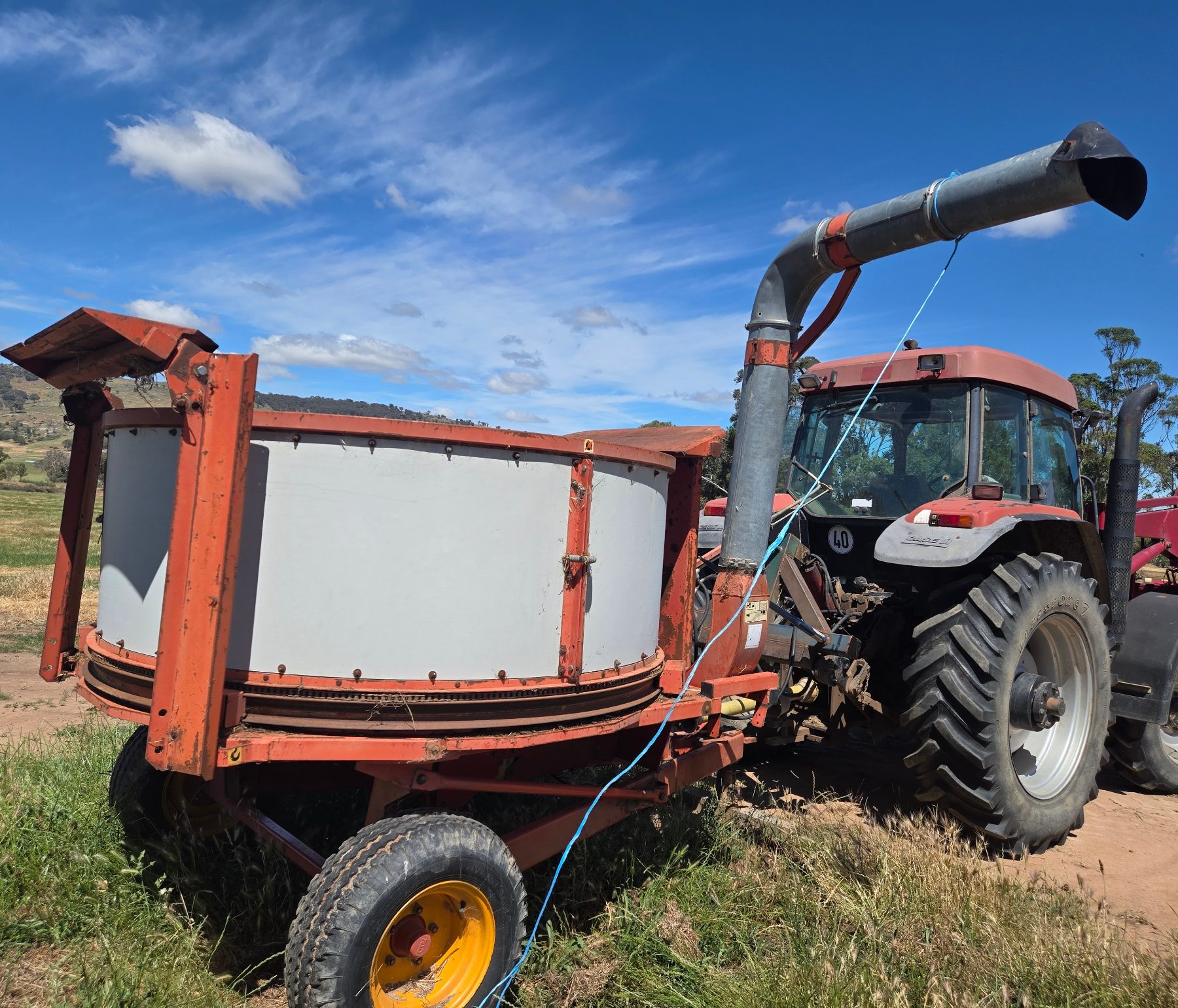 gendore rotary hay shreader