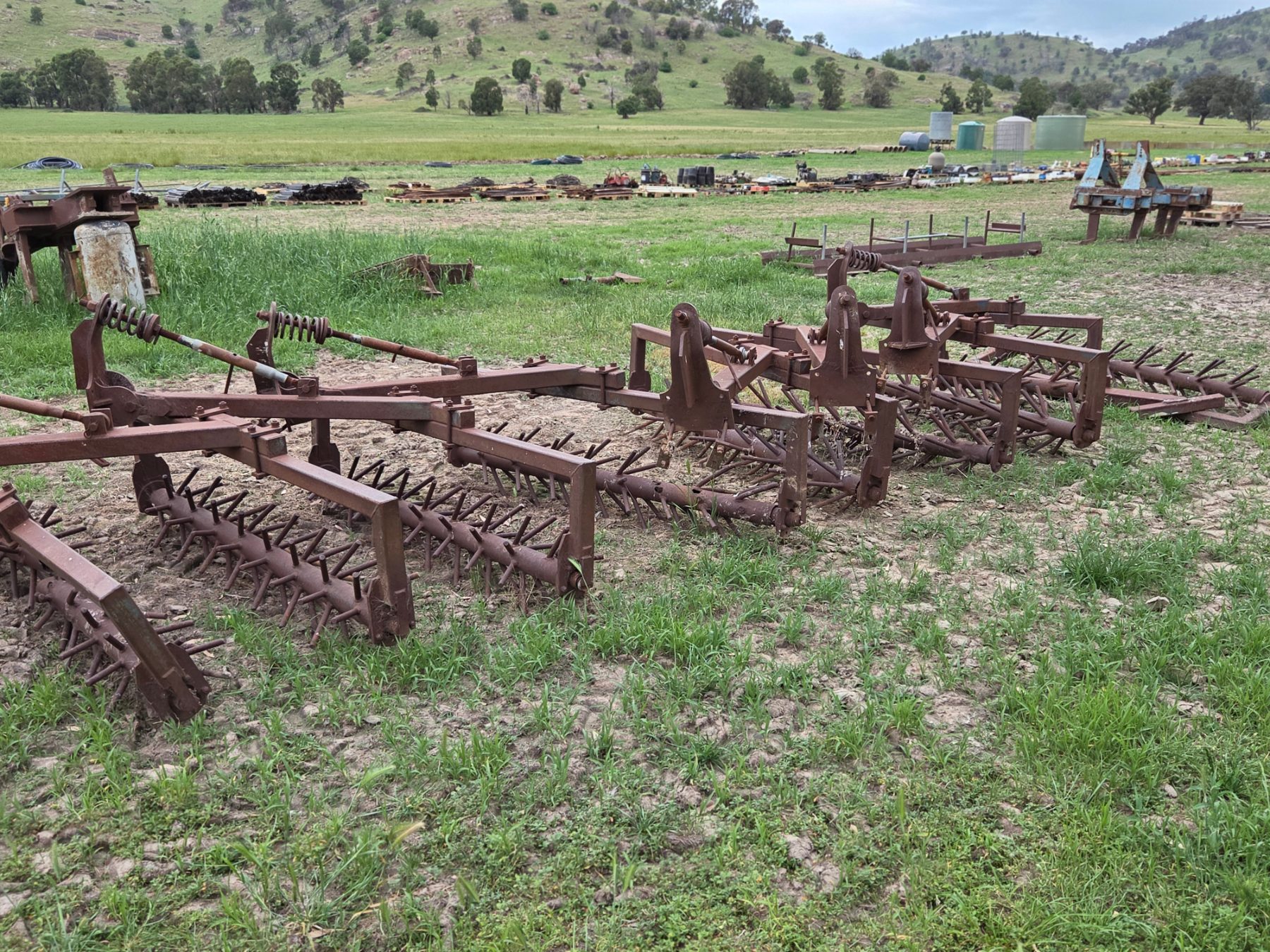 k-line rotary spike harrows